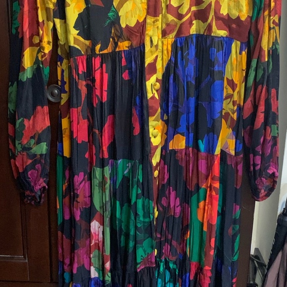 New Anthropologie Siddhartha bansal tiered maxi dress - Picture 8 of 8